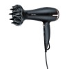 Beurer HC 60 1400 watts hair dryer with 3 heat & 2 blower setting and Detachable Slim professional nozzle | Volume diffuser | 3 Years Warranty, Black