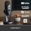 Blue Yeti Nano Premium USB Microphone for Recording, Streaming, Gaming, Podcasting on PC and Mac, Condenser Mic with Blue VO!CE Effects, Cardioid and Omni, No-Latency Monitoring-Shadow Grey Blue Yeti Nano Premium USB Microphone for Recording, Streaming, Gaming, Podcasting on PC and Mac, Condenser Mic with Blue VO!CE Effects, Cardioid and Omni, No-Latency Monitoring-Shadow Grey