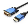 BlueRigger HDMI to DVI Cable (6FT, High-Speed, Bi-Directional Adapter Male to Male, DVI-D 24+1, 1080p, Aluminum Shell) Graphics Card