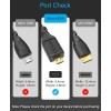 BlueRigger High Speed Micro HDMI to HDMI cable (NOT Micro-USB) with Ethernet (6 feet / 1.8 Meters)