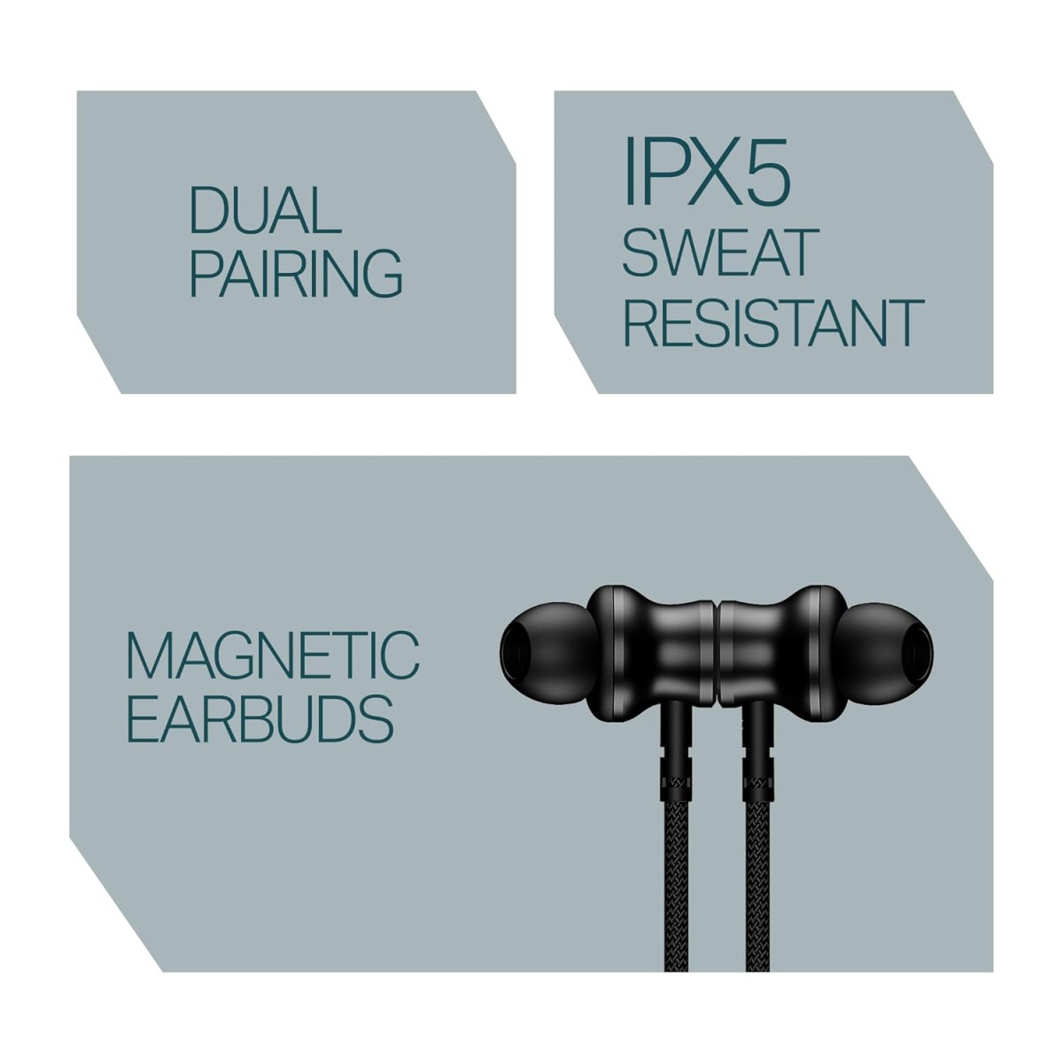 Boat 2025 Launch Rockerz 113, Bluetooth Neckband, Wireless with Mic in Ear Earphones Active Black Boat 2025 Launch Rockerz 113, Bluetooth Neckband, Wireless with Mic in Ear Earphones Active Black