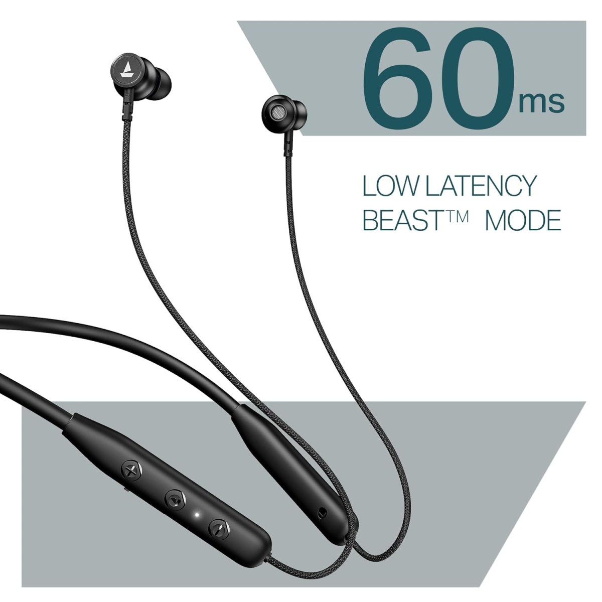 Boat 2025 Launch Rockerz 113, Bluetooth Neckband, Wireless with Mic in Ear Earphones Active Black Boat 2025 Launch Rockerz 113, Bluetooth Neckband, Wireless with Mic in Ear Earphones Active Black