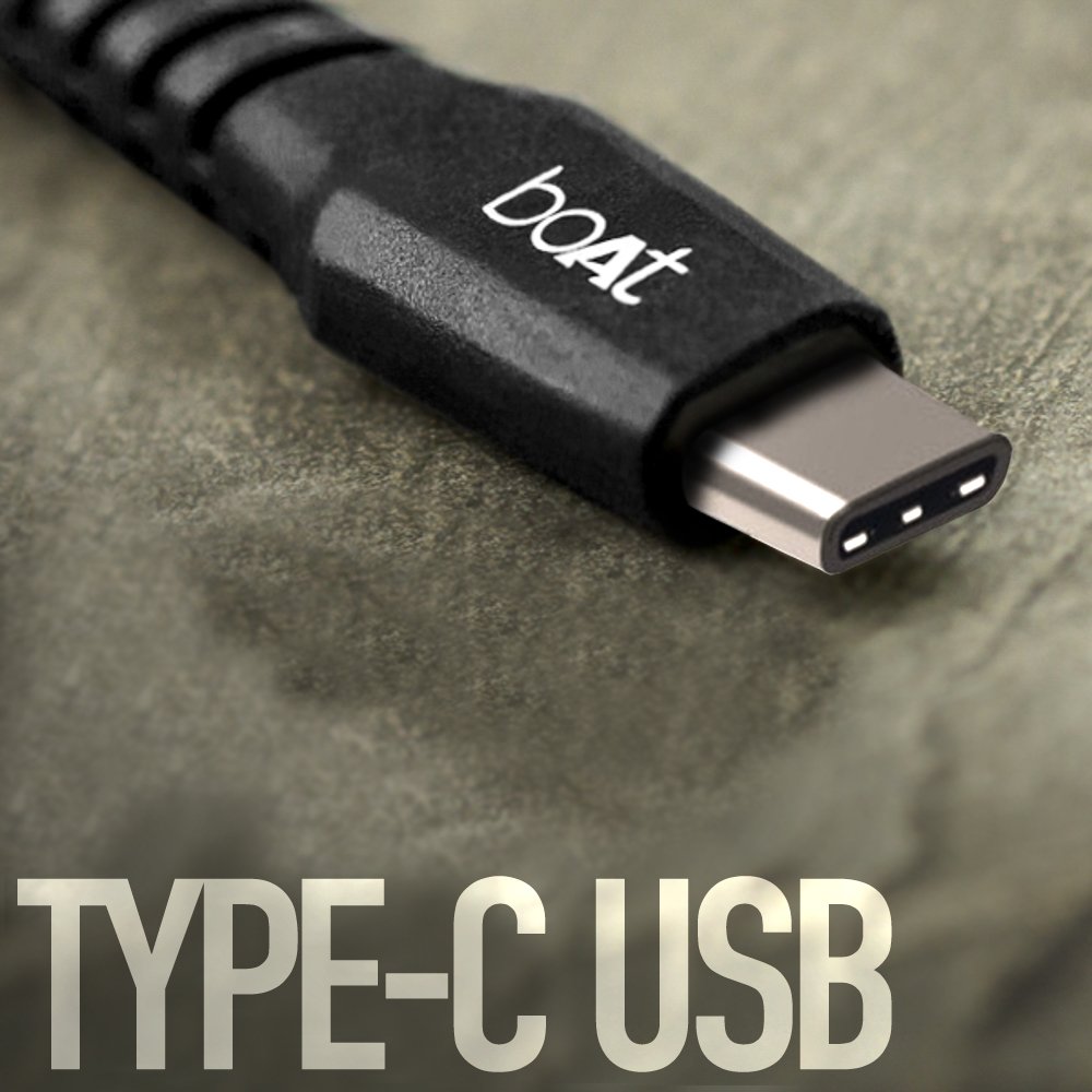 Boat 3.1TypeC-ARugged700-1.5 Type C Cable