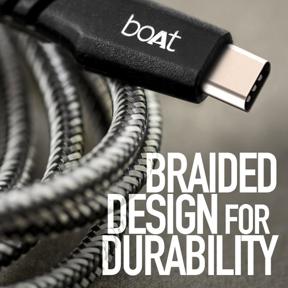 Boat 3.1TypeC-ARugged700-1.5 Type C Cable