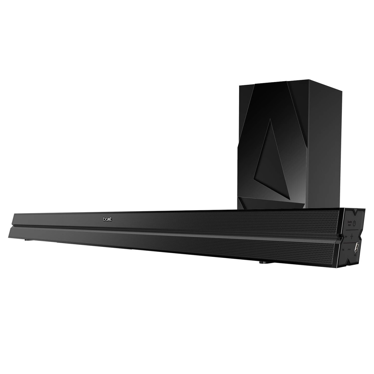 Boat Aavante Bar 1580 2.1 Channel Home Theatre Soundbar with 120W Boat Signature Sound, Wired Subwoofer, Multiple Connectivity Modes, Entertainment EQ Modes(Premium Black) Boat Aavante Bar 1580 2.1 Channel Home Theatre Soundbar with 120W Boat Signature Sound, Wired Subwoofer, Multiple Connectivity Modes, Entertainment EQ Modes(Premium Black)