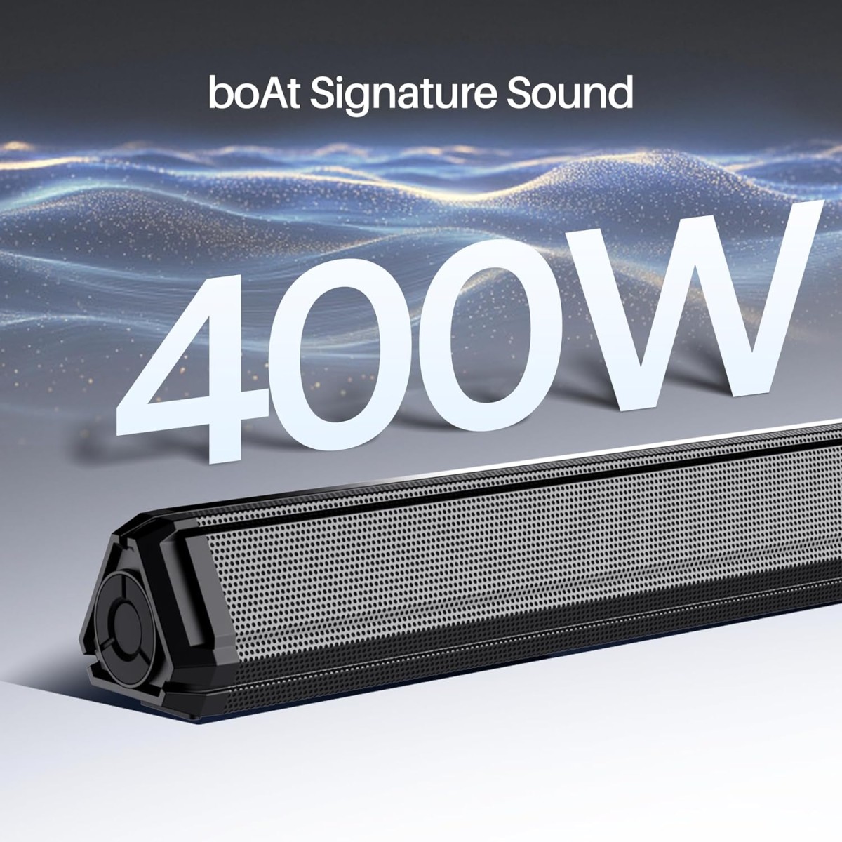 Boat Aavante Bar 3200D Pro, Dolby Audio, 400W Sound, Wireless Satellite Speakers, 5.1CH, DSP for Crystal Clear Sound, Bluetooth Sound bar, Home Theatre Soundbar Speaker (Premium Black) Boat Aavante Bar 3200D Pro, Dolby Audio, 400W Sound, Wireless Satellite Speakers, 5.1CH, DSP for Crystal Clear Sound, Bluetooth Sound bar, Home Theatre Soundbar Speaker (Premium Black)