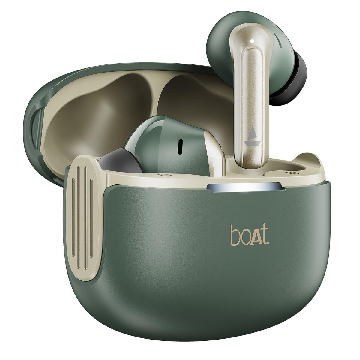 Boat Airdopes 219, 4Mics ENx, 40H Battery, Best in Segment for Calling, Stream Ad Free Music via App Support, Bluetooth Earbuds