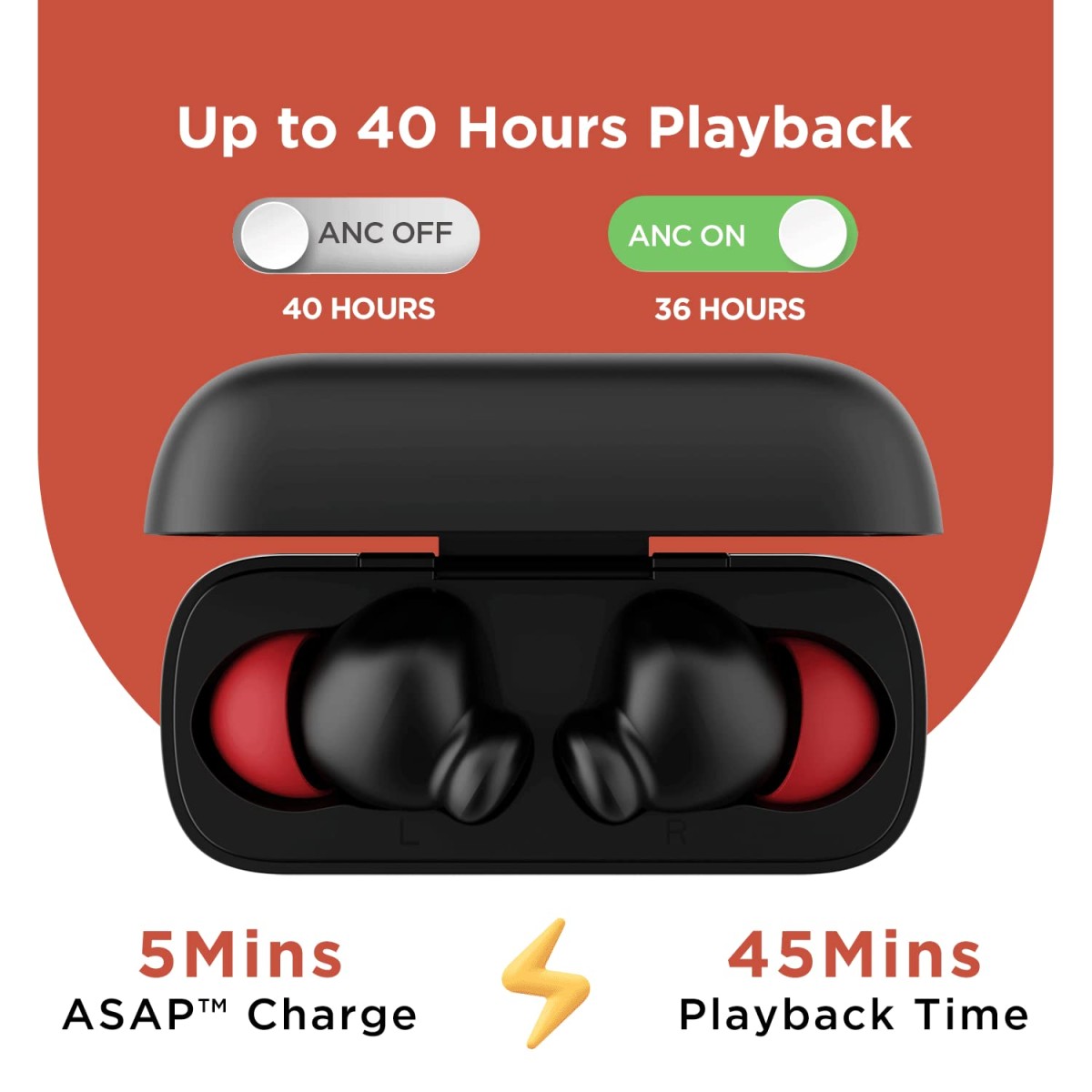 Boat Airdopes 341ANC True Wireless Earbuds in Ear Ear Buds W/ 32Db Hybrid ANC, Quad Mics with Enx Tech, Up to 40HRS Playtime, Beast Mode(for Gaming), ASAP Charge, Iwp, IPX5, Signature Sound(Black) Boat Airdopes 341ANC True Wireless Earbuds in Ear Ear Buds W/ 32Db Hybrid ANC, Quad Mics with Enx Tech, Up to 40HRS Playtime, Beast Mode(for Gaming), ASAP Charge, Iwp, IPX5, Signature Sound(Black)