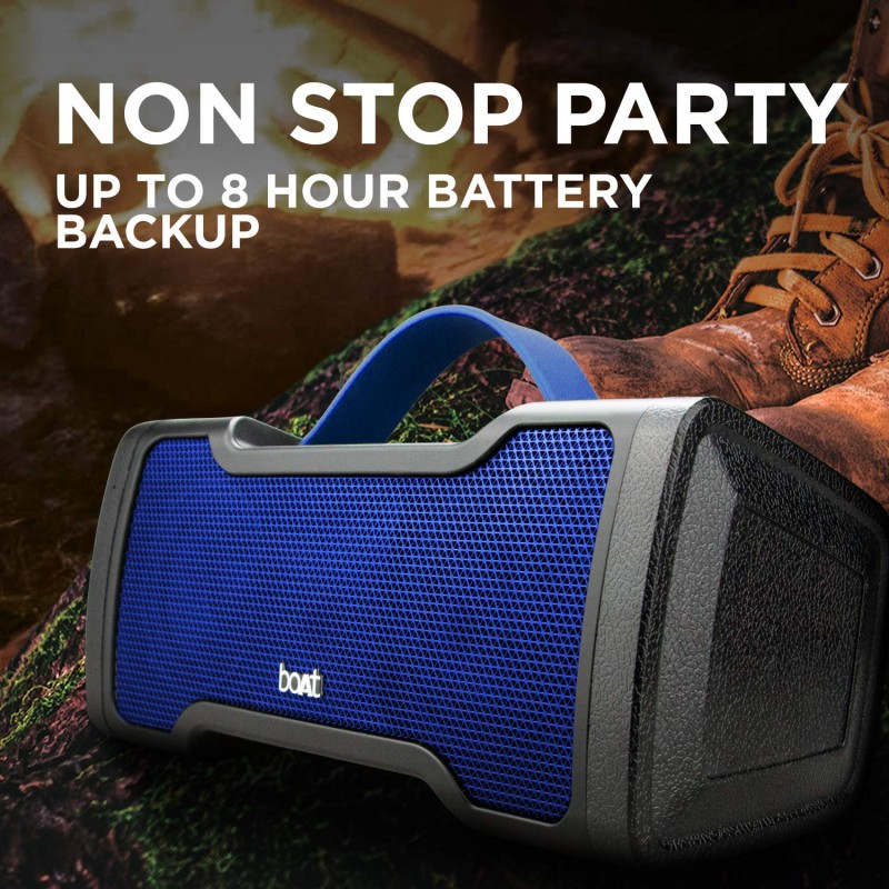 Boat Stone 1010 14W Bluetooth Speaker with 8 Hours Playback, Bluetooth v5.0 & IPX5(Navy Blue) Boat Stone 1010 14W Bluetooth Speaker with 8 Hours Playback, Bluetooth v5.0 & IPX5(Navy Blue)