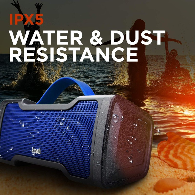Boat Stone 1010 14W Bluetooth Speaker with 8 Hours Playback, Bluetooth v5.0 & IPX5(Navy Blue) Boat Stone 1010 14W Bluetooth Speaker with 8 Hours Playback, Bluetooth v5.0 & IPX5(Navy Blue)