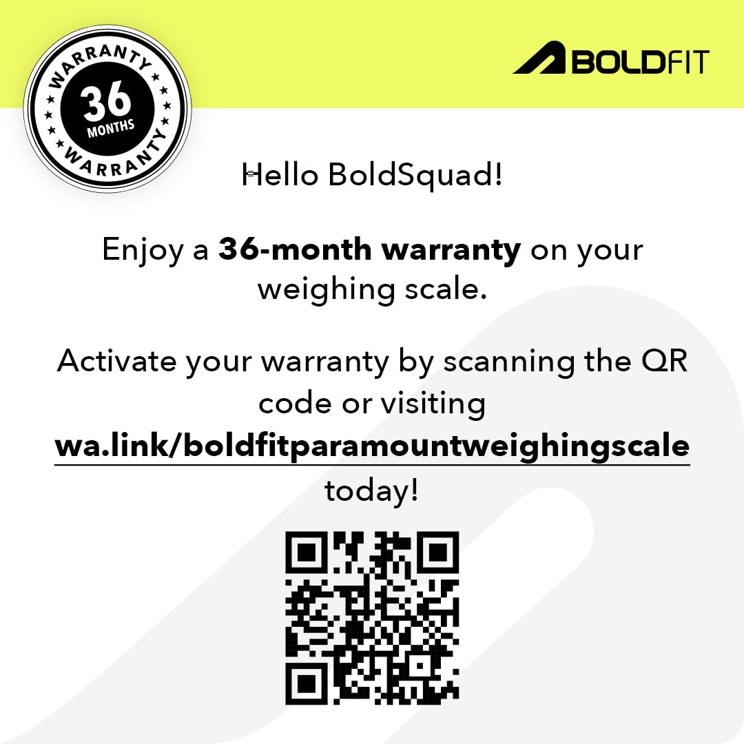 Boldfit Weight Machine for Body Weight Machine Digital Bathroom Scale for Human Body Weight Measurement Extra Thick Weighing Scale with LCD Display 36Months Warranty, Black,Max Weight 180Kgs