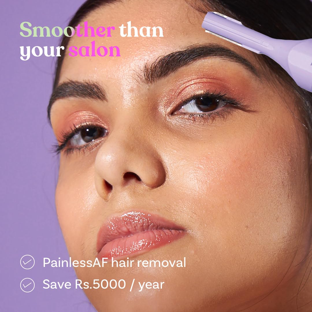 Bombae 4In1 Face & Eyebrow |Trimmer For Women All In One|Eyebrow Trimmer|Facial Hair Removal Machine |Women Trimmer | 90 Min Runtime | C Type Charging | For Eyebrows, Upperlips, Sideburns, Chin, Peach Fuzz | (New Model)