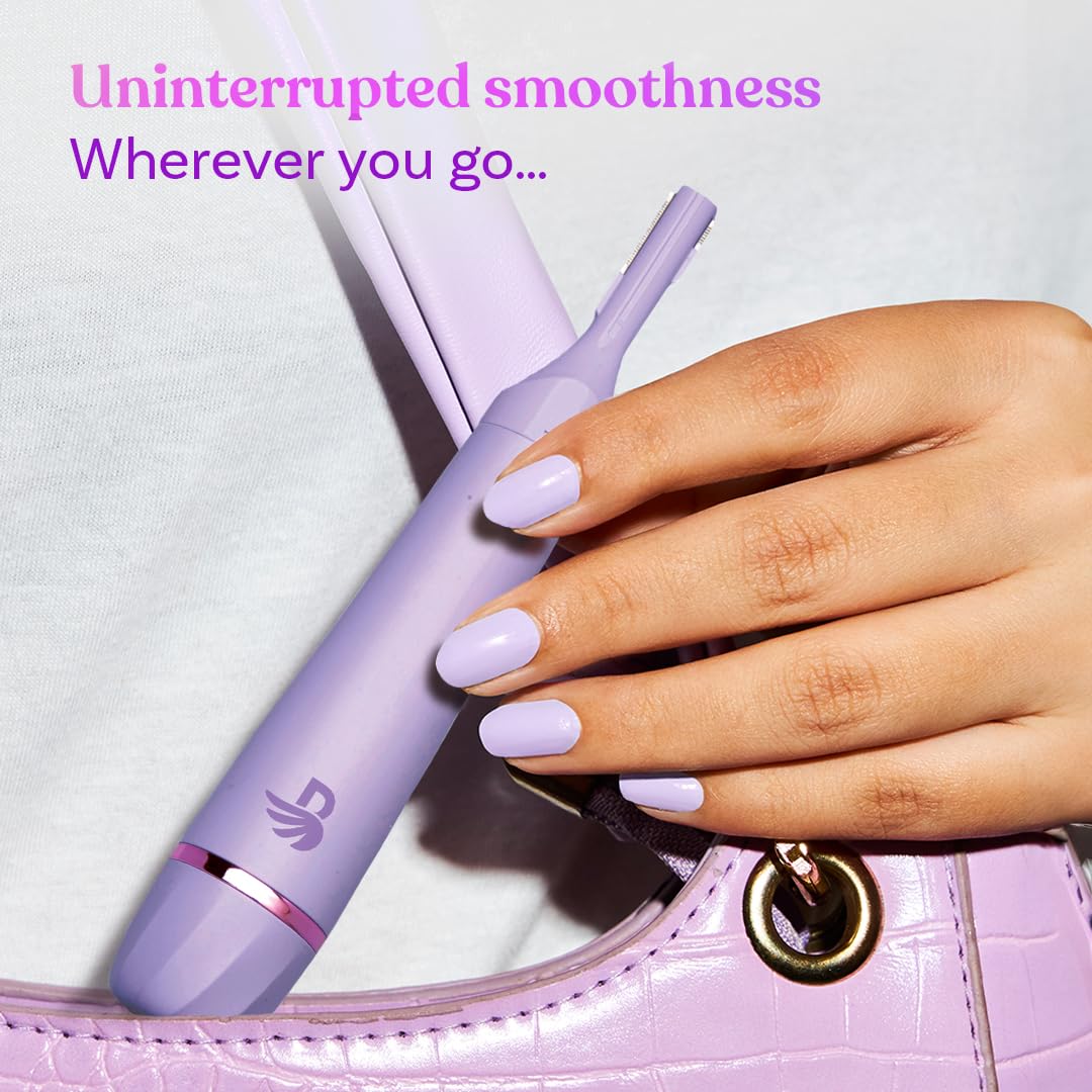 Bombae 6-in-1 Sensitive | Trimmer for Women | Bikini trimmer for women | Facial hair trimmer attachment | 90 mins runtime | C type charging | Waterproof, portable, quick, gentle & painless Bombae 6-in-1 Sensitive | Trimmer for Women | Bikini trimmer for women | Facial hair trimmer attachment | 90 mins runtime | C type charging | Waterproof, portable, quick, gentle & painless