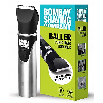 Bombay Shaving Company Balls Trimmer For Men | Pubic Hair Trimmer and Body Groomer for Men | Private Part Trimmer Men | Waterproof (IPX6)| BALLER (New Model)