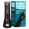 Bombay Shaving Company Balls Trimmer | Pubic Hair Trimmer and Body Groomer for Men | Private Part Trimmer For Men, Waterproof (IPX7), Cordless, LED Display, LED Torch, Safe Ceramic Blades, Dock Charging | LANDSCAPER 2.0 (Black)