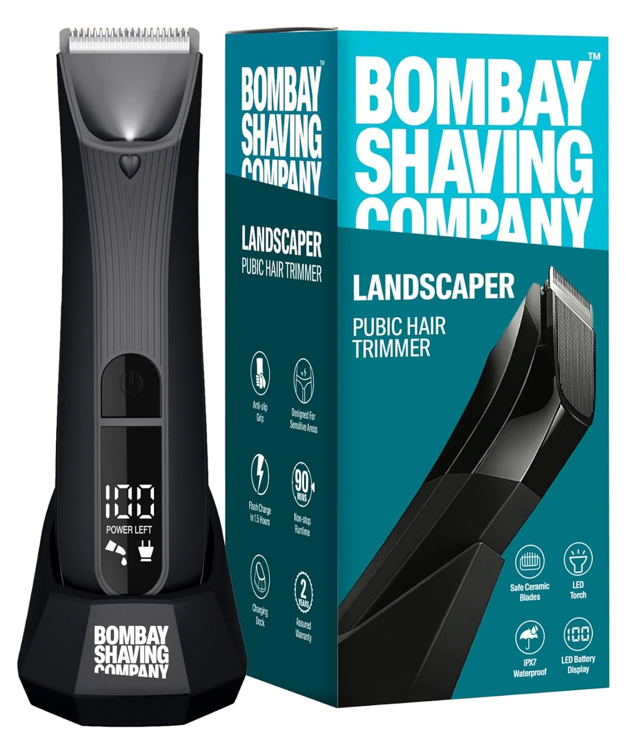 Bombay Shaving Company Balls Trimmer | Pubic Hair Trimmer and Body