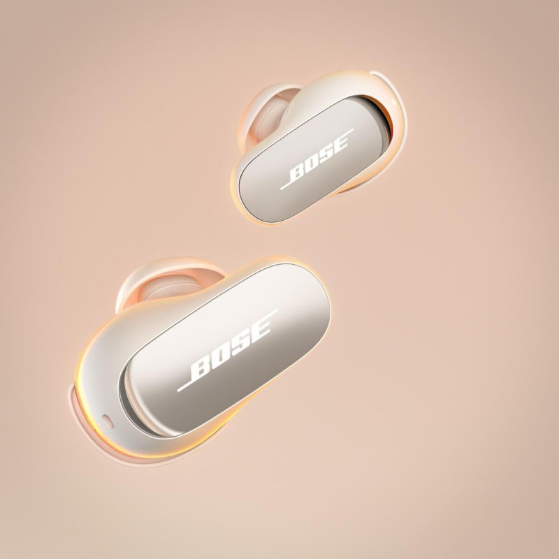 Bose New QuietComfort Ultra Wireless Noise Cancelling Earbuds, Bluetooth Noise Cancelling Earbuds with Spatial Audio and World-Class Noise Cancellation, White Smoke