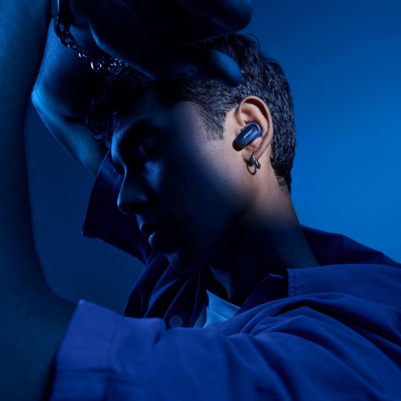 Bose New QuietComfort Ultra Wireless Noise Cancelling Earbuds, Bluetooth Noise Cancelling Earbuds with Spatial Audio and World-Class Noise Cancellation, White Smoke