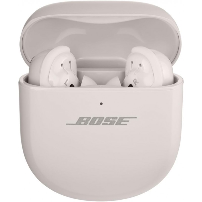 Bose New QuietComfort Ultra Wireless Noise Cancelling Earbuds, Bluetooth Noise Cancelling Earbuds with Spatial Audio and World-Class Noise Cancellation, White Smoke