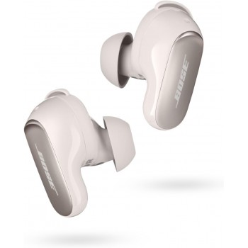 Bose New QuietComfort Ultra Wireless Noise Cancelling Earbuds, Bluetooth Noise Cancelling Earbuds with Spatial Audio and World-Class Noise Cancellation, White Smoke