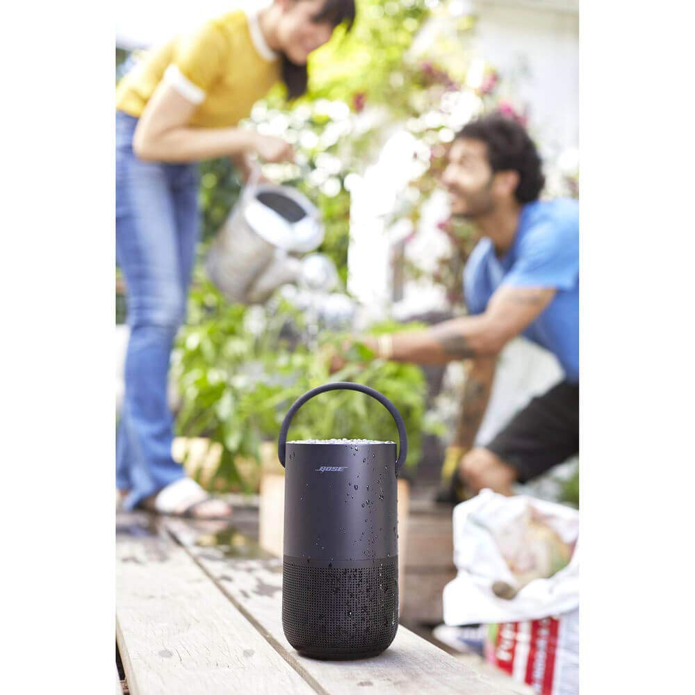 Bose Portable Smart Wireless Bluetooth Speaker with Alexa Voice Control Built-in, Wi-Fi Connectivity, 360° Sound, Powerful Bass (Black) Bose Portable Smart Wireless Bluetooth Speaker with Alexa Voice Control Built-in, Wi-Fi Connectivity, 360° Sound, Powerful Bass (Black)