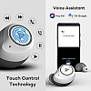 Boult Audio Airbass Q10 Bluetooth Truly Wireless in Ear Earbuds with Mic with 24H Total Playtime, Touch Controls, Ipx5 Water Resistant and Voice Assistant (White)