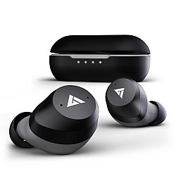 Boult Audio Airbass Z10 Bluetooth Truly Wireless in Ear Earbuds with Mic with 30H Playtime & Fast Charging with Type-C, Ipx7 Fully Waterproof and Voice Assistant (Grey)