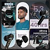 Boult Audio Ammo True Wireless in Ear Earbuds with 40ms Lowest Latency, 40H Playtime, ENC Mic, 13mm Bass Drivers, Interactive LED, Type-C Fast Charging (10Min=150min) Bluetooth Ear Buds