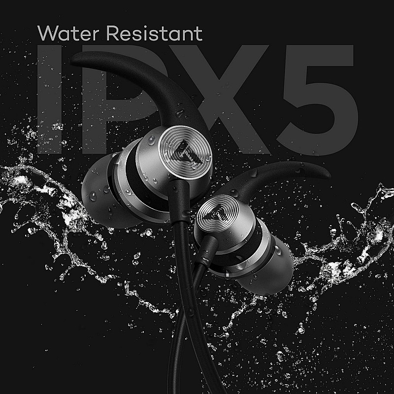 Boult Audio BassBuds X1 in-Ear Wired Earphones with 10mm Extra Bass Driver and HD Sound with mic(Black)