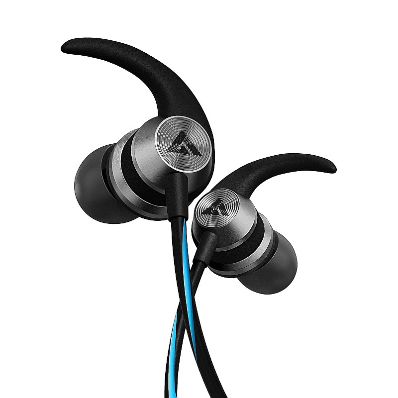 Boult Audio BassBuds X1 in-Ear Wired Earphones with 10mm Extra Bass Driver and HD Sound with mic(Black)