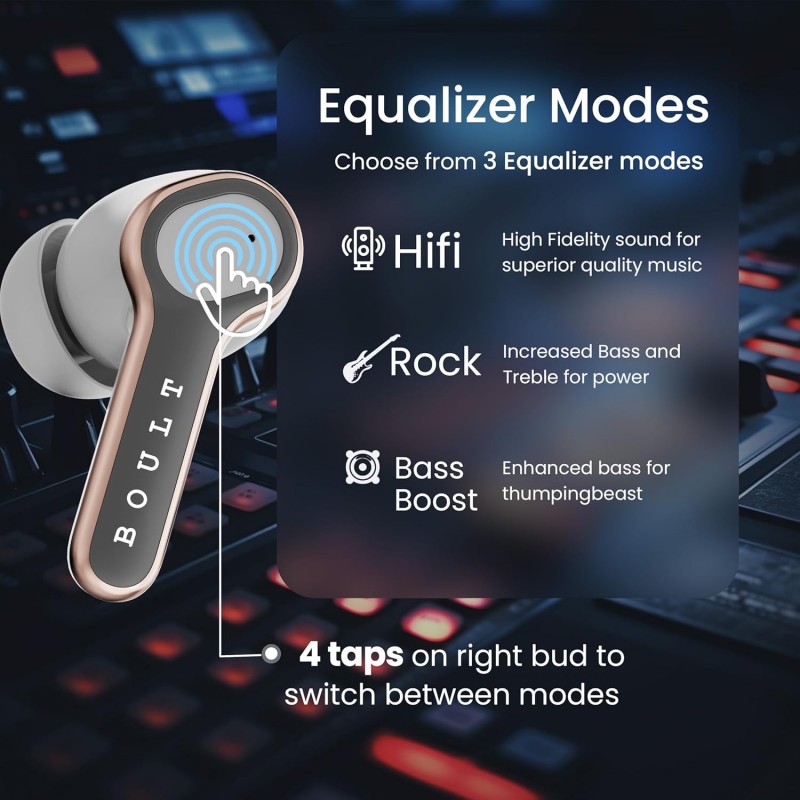 Boult Audio Curve Buds Pro with 100H Playtime, 4 Mics Clear Calling, 40ms Low Latency Gaming, Made in India, Equalizer Modes, Bluetooth 5.3 Blink & Pair™ True Wireless in Ear Earbuds (Beach Rose) Boult Audio Curve Buds Pro with 100H Playtime, 4 Mics Clear Calling, 40ms Low Latency Gaming, Made in India, Equalizer Modes, Bluetooth 5.3 Blink & Pair™ True Wireless in Ear Earbuds (Beach Rose)