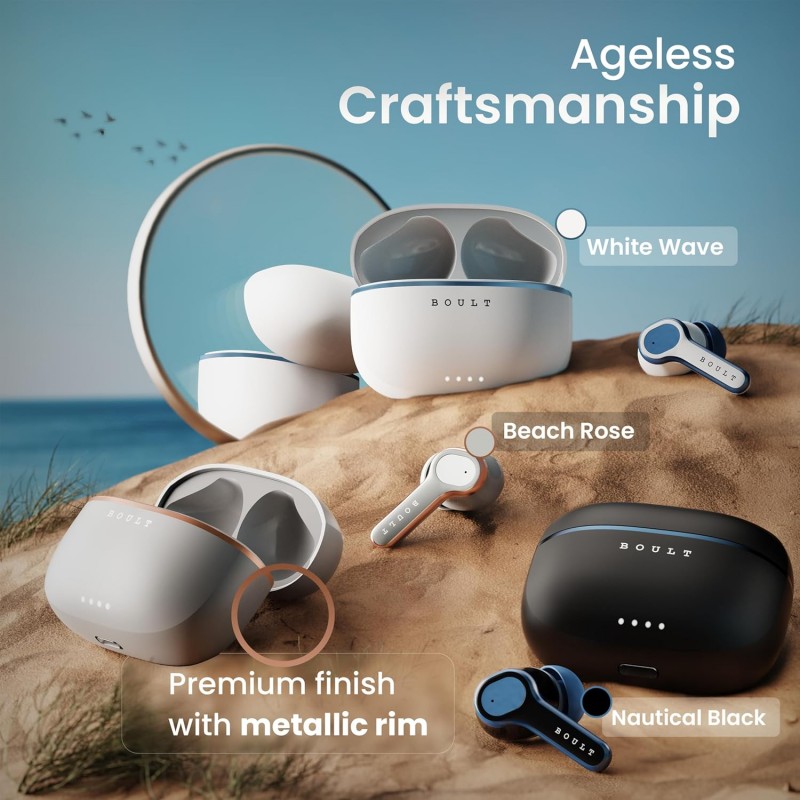 Boult Audio Curve Buds Pro with 100H Playtime, 4 Mics Clear Calling, 40ms Low Latency Gaming, Made in India, Equalizer Modes, Bluetooth 5.3 Blink & Pair™ True Wireless in Ear Earbuds (Beach Rose) Boult Audio Curve Buds Pro with 100H Playtime, 4 Mics Clear Calling, 40ms Low Latency Gaming, Made in India, Equalizer Modes, Bluetooth 5.3 Blink & Pair™ True Wireless in Ear Earbuds (Beach Rose)