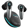 Boult Audio Maverick with 35H Playtime, 45ms Xtreme Low Latency Mode, Quad Mic ENC, Type C Fast Charging (10Mins=120Mins), 10mm Drivers, BT 5.3, IPX5 Airbass True Wireless in Ear Earbuds (Black)