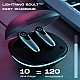 Boult Audio Maverick with 35H Playtime, 45ms Xtreme Low Latency Mode, Quad Mic ENC, Type C Fast Charging (10Mins=120Mins), 10mm Drivers, BT 5.3, IPX5 Airbass True Wireless in Ear Earbuds (Black)