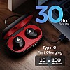 Boult Audio Truebuds Truly Wireless in Ear Earbuds with 32H Battery Life, Type-C Fast Charging, IPX7 Waterproof, Made in India, Rich Bass Bluetooth Ear Buds TWS Airbass Bluetooth Ear Buds (Red)