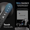 Boult Audio Z15 with 32Hrs Playtime, Pro+Calling HD Mic, Type-C Lightning Fast Charging (10mins=100Mins), BoomX Tech Rich Bass, Touch Controls, IPX5, Truly Wireless in Ear Earbuds TWS (Black)