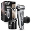 Braun Electric Shaver for Men, Wet & Dry shave, From Gillette Autosense Technology, Gentle on Skin, Effective on Tough Beards, Precision Trimmer, Advanced German Engineering, Silver, Series 9 Pro 9567cc Braun Electric Shaver for Men, Wet & Dry shave, From Gillette Autosense Technology, Gentle on Skin, Effective on Tough Beards, Precision Trimmer, Advanced German Engineering, Silver, Series 9 Pro 9567cc