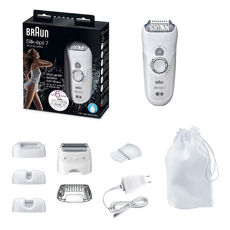 Braun SE7-561 LEG Cordless Epilator White Braun SE7-561 LEG Cordless Epilator White