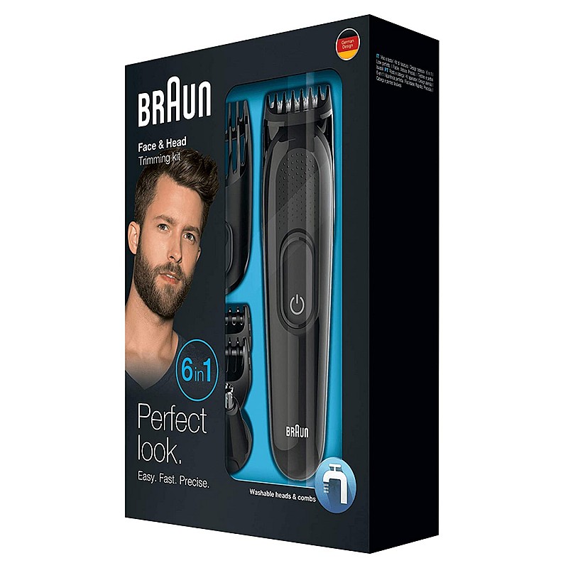 Braun MGK3020 - 6-in-One Multi Grooming and Trimmer Kit (Black)