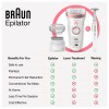 Braun Silk-epil 7 SE7041 Epilator for Women, Cordless Wet & Dry Epilation, Braun Epilator for Long Lasting Hair Removal, Smooth Skin with Sensosmart Technology, Waterproof, Less Pain