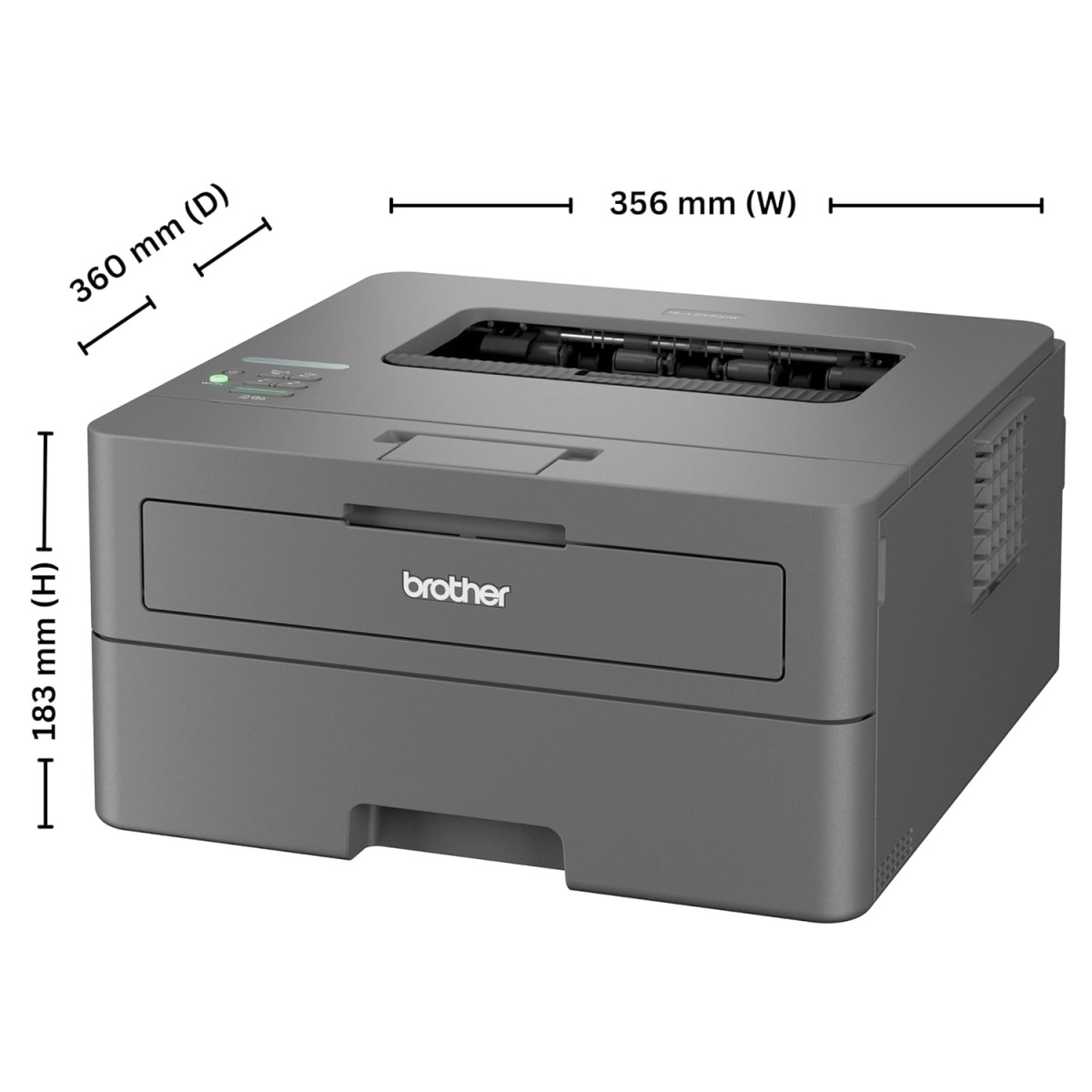 Brother HL-L2440DW (New Launch) Auto Duplex Laser Printer, 30 PPM Print Speed, LCD Display, 64 MB Memory