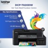 Brother Ink Tank DCP-T820DW WIFI Auto Duplex Color Multifunction Printer