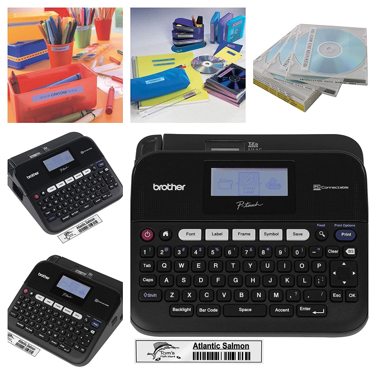 Brother Ptouch PT-D450 Label Printer Black Small