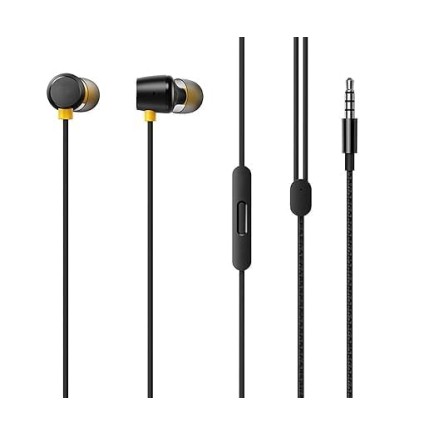 Buds 2 Wired in Ear Earphones with Mic (Black) NEO