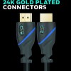 C & E 4K HDMI cord HDMI to HDMI cable @30Hz with Ethernet 10 ft Male to Male /3 Meter (Black, For TV)