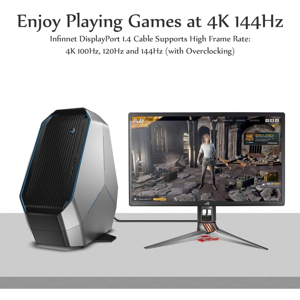 C & E 4K HDMI cord HDMI to HDMI cable @30Hz with Ethernet 10 ft Male to Male /3 Meter (Black, For TV)