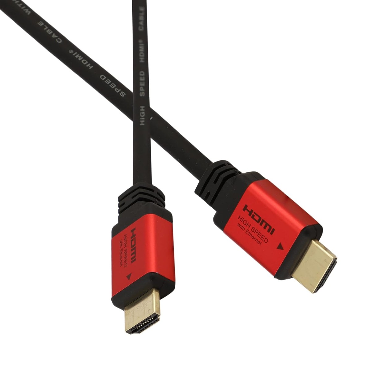 C & E 4K HDMI cord HDMI to HDMI cable @60Hz with Ethernet 3 ft Ultra /1.83 Meter 2.0 HDMI Cable (Compatible with HDTV, Red)