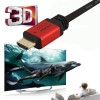 C & E 4K HDMI cord HDMI to HDMI cable @60Hz with Ethernet 3 ft Ultra /1.83 Meter 2.0 HDMI Cable (Compatible with HDTV, Red)