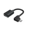 C & E-Cables & Etc-Right Angle Micro USB OTG Adapter - USB Female to Micro USB for Easy Connectivity [Pack of-2]