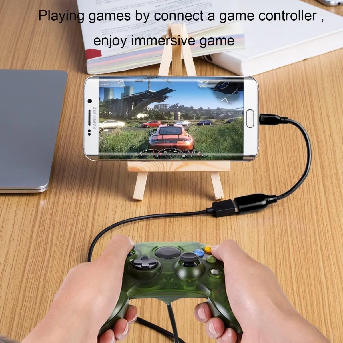 C & E-Cables & Etc-Right Angle Micro USB OTG Adapter - USB Female to Micro USB for Easy Connectivity [Pack of-2]